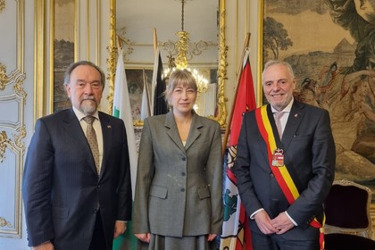 Среща с губернатора на провинция Лиеж Ерве Жамар